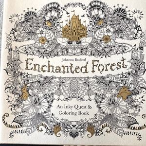 Adult Coloring Book - Enchanted Forest by Johanna Basford - Never Used